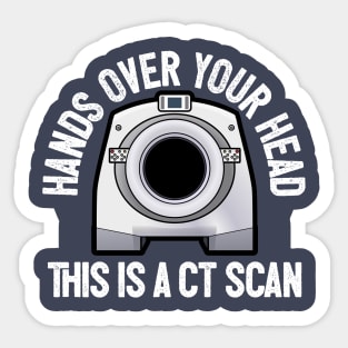 This is a CT Scan Sticker